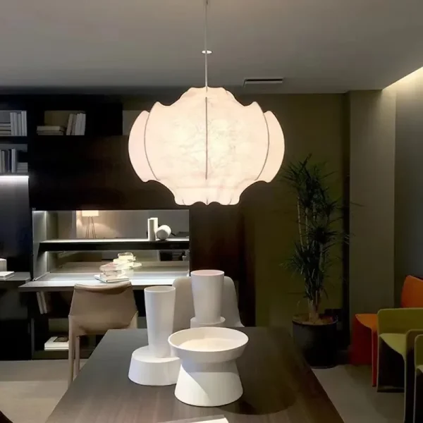 Ceiling Lamp Japan Silk Hanging Chandelier Loft Living Room Bedroom Pendant Lights Home Decorations Lustre - Image 3