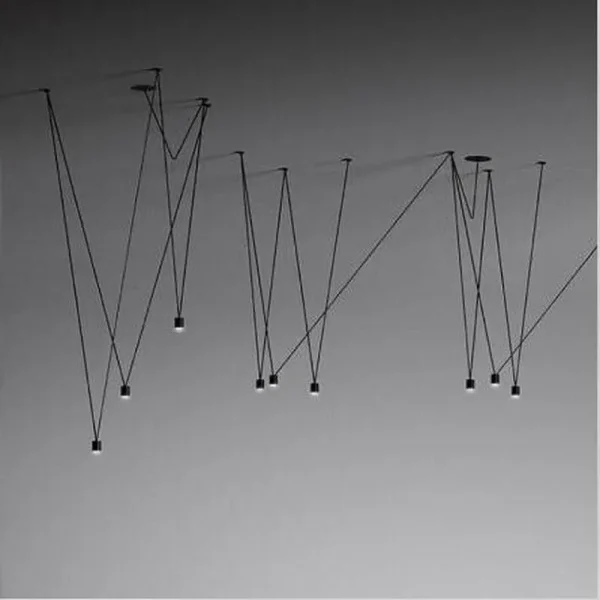 Match Unique Design Pendant Lamp Modern Simple Lights Decoration Geometric Light Vintage Mlinear Pendant Light For Kitchen Coffe - Image 3