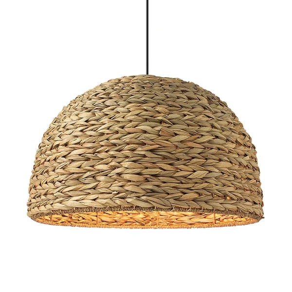 Japanese Style Pendant Lights New Rattan Weaving Lamp Cafe Bar Restaurant Dining Room Light Fixtures Living Room Lamps