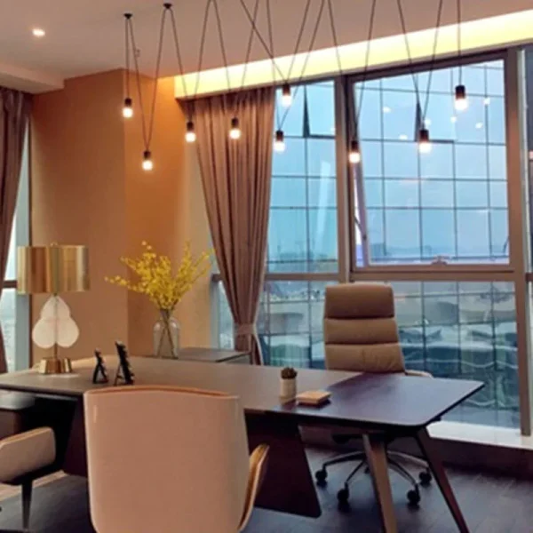 Match Unique Design Pendant Lamp Modern Simple Lights Decoration Geometric Light Vintage Mlinear Pendant Light For Kitchen Coffe - Image 2