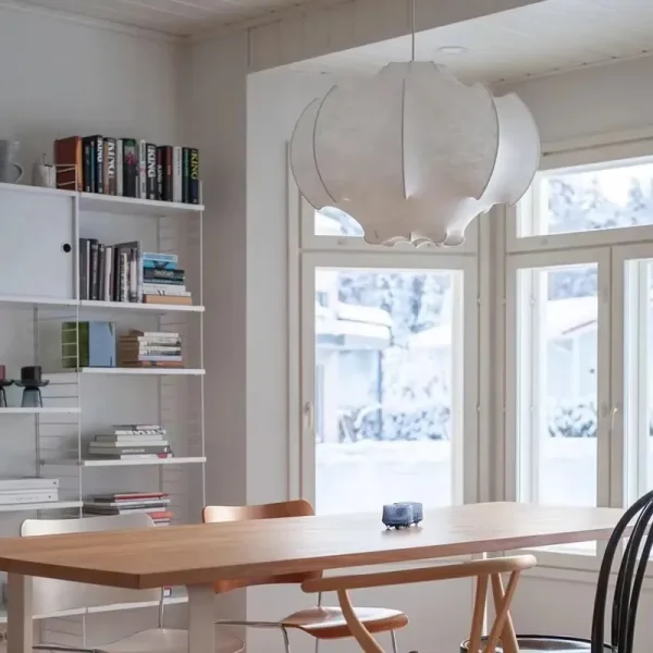 Ceiling Lamp Japan Silk Hanging Chandelier Loft Living Room Bedroom Pendant Lights Home Decorations Lustre - Image 2